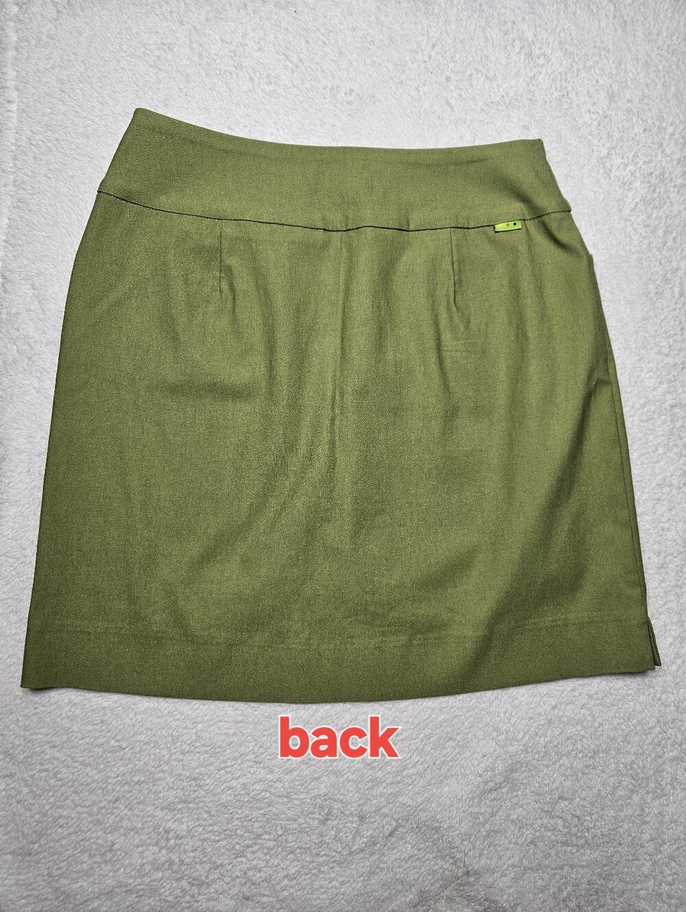 Swing Control Green Skort With A Line Short - Picture 4 of 10